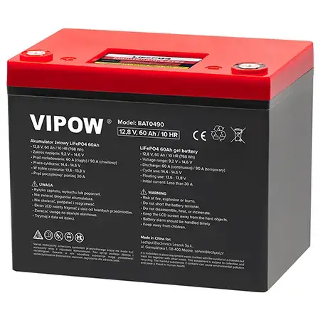 Acumulator VIPOW LIFEPO4 BAT0490 60AH cu BMS