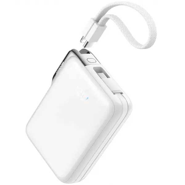 Baterie Externa Joyroom JR-PBF27 Pro, 10000mAh, 30W, QC + PD, 1 x Lightning - 2 x USB-C, Alba, Resigilata