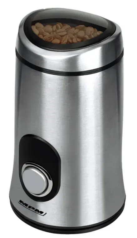 Rasnita de cafea MPM MMK-02M, 150W, 30 g, Functie Impuls (Argintiu)