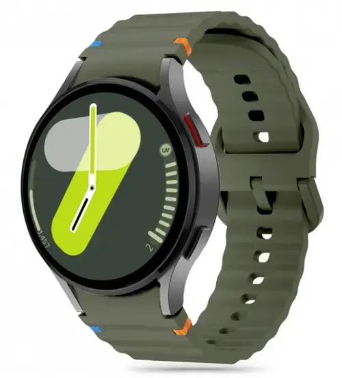 Curea Tech-Protect Silicone Sport pentru Samsung Galaxy Watch7 / Watch FE / Watch6 / Watch5 / Watch4 Series, Verde