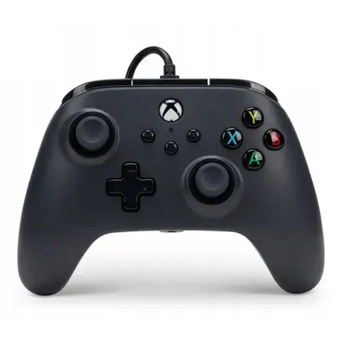 Controller PowerA Wired Cu fir pentru Xbox Series X/S, Xbox One, PC, 3,5 mm (Negru)