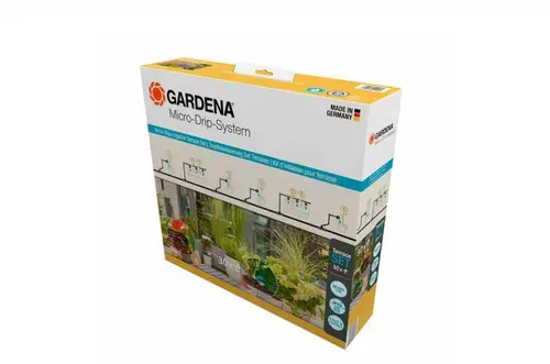 Sistem automat de irigare prin picurare pentru ghivece Gardena 13400-20, 2 l/h