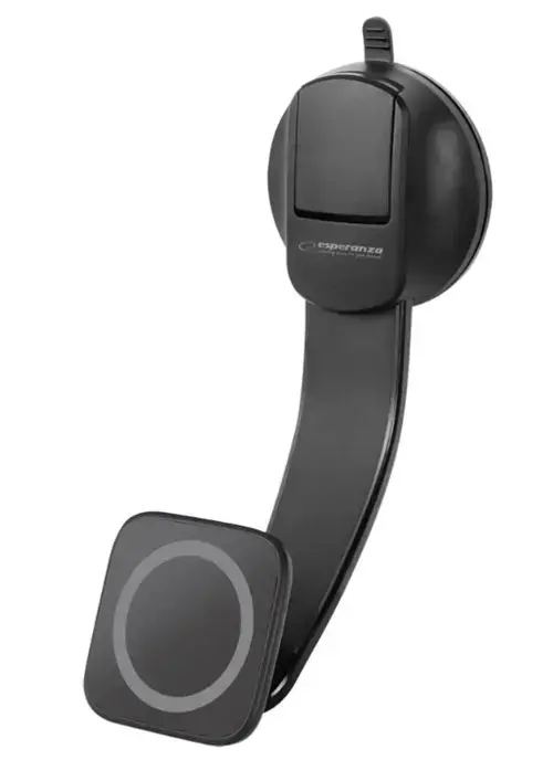 Suport auto pentru telefon Esperanza BOOM EMH145, magnetic, Negru