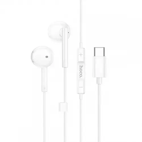 Casti Stereo HOCO M95, USB-C, Alb