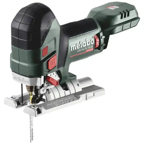 Fierastrau electric Metabo STA 18 LTX 150 BL, 18V, fara acumulator si incarcator, cu valiza metaBOX, taiere lemn 150mm, taiere metal 35mm, Fara acumulator si incarcator