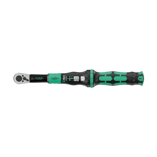 Cheie dinamometrica reglabila cu clichet reversibil Wera Click-Torque Lock A 6 actionare in sensul acelor de ceasornic 1/4inch hexagonala 2.5 - 25 Nm