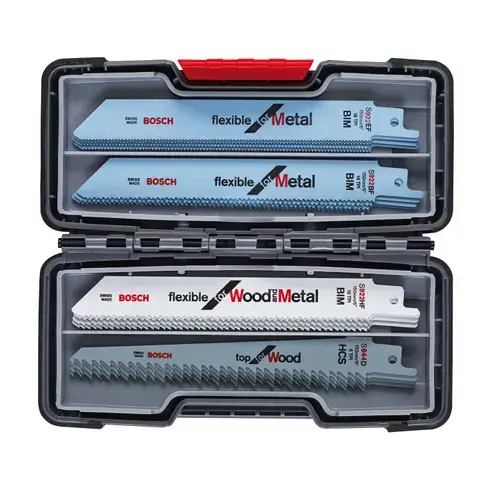 Set 20 panze fierastrau sabie Bosch Professional ToughBox S Wood and Metal 2607010902