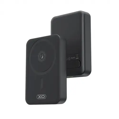 Baterie Externa Wireless XO Design PR231, 10000mAh, 20W, PD + FQI, 1 x QI - 1 x USB-C (Negru)