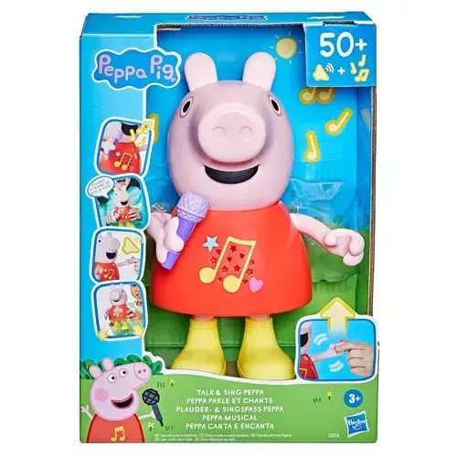 Jucarie interactiva Peppa, cu 50 expresii, 4 melodii