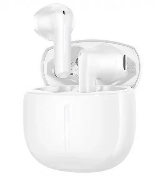 Casti True Wireless HOCO EQ33, Bluetooth, Alb