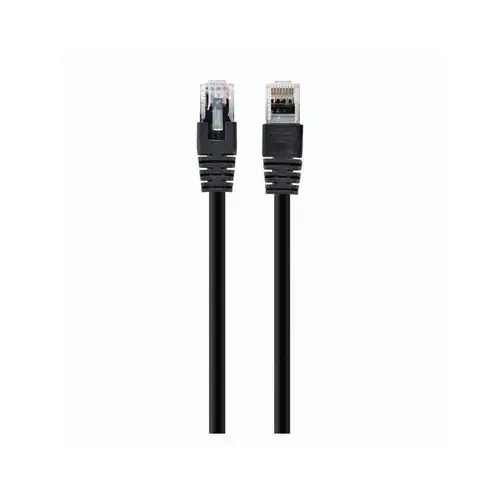 Patch cord UTP Cat5E LinkPower LINK-PATCH510, 10 m, 26 WBG, Negru