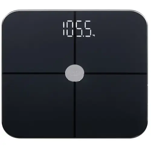 Cantar de baie Adler AD 8187b, max 180 kg, Ecran LED, Masurare BMI (Negru)