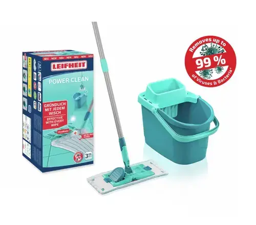 Set de curatenie Leifheit PowerClean M (Verde)