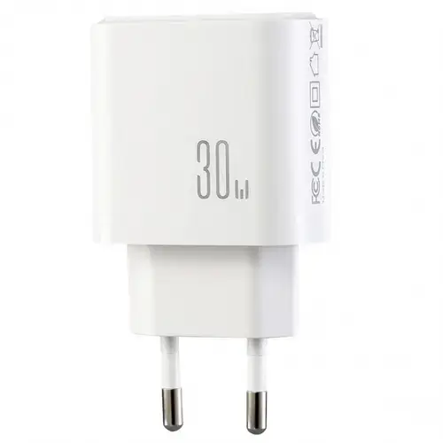 Incarcator Retea Joyroom JR-TG6, 30W, 3A, 1 x Lightning - 1 x USB-A - 1 x USB-C (Alb)