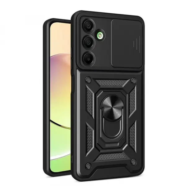 Husa pentru Samsung Galaxy A16 5G A166 / A16 4G A165, Techsuit, CamShield, Neagra
