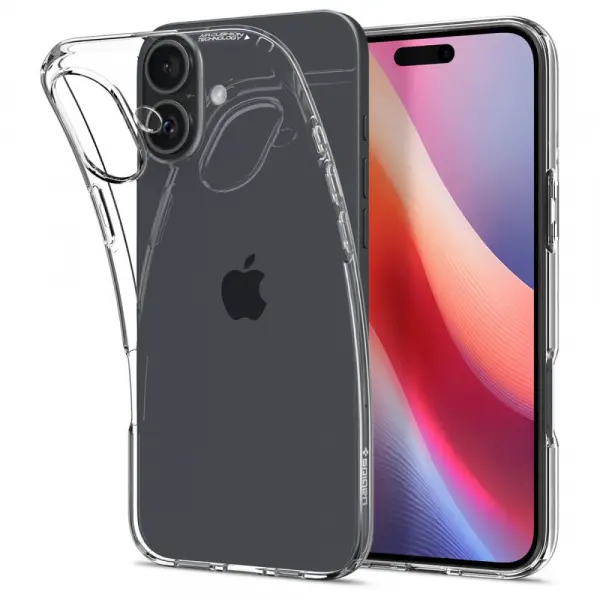 Husa pentru Apple iPhone 16, Spigen, Liquid Crystal, Transparenta ACS08190