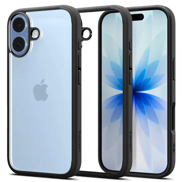 Husa pentru Apple iPhone 17, Spigen, Ultra Hybrid, Neagra Mata ACS10377