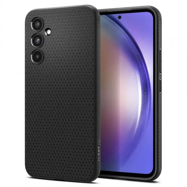 Husa pentru Samsung Galaxy A54 A546, Spigen, Liquid Air, Neagra ACS05885