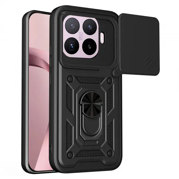 Husa pentru Xiaomi 17T, Techsuit, CamShield, Neagra