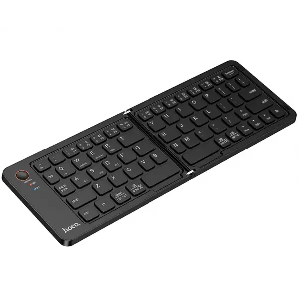 Tastatura Pliabila Bluetooth HOCO GM71 Foldable, Neagra