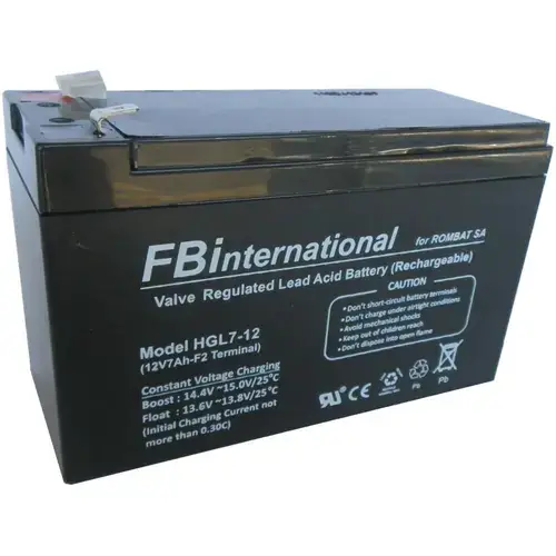 Acumulator FB International Stationar HGL12-7-F2, 7A/12V Terminal F2