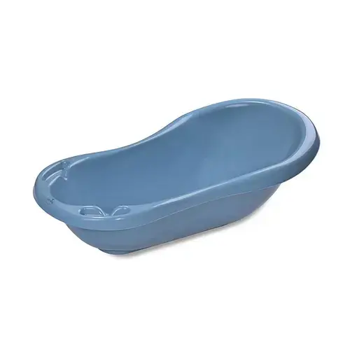 Cadita bebe Lorelli Dolphin Blue, 84 cm, Splash, 0 luni - 36 luni, dotata cu indicator de umplere maxima: 10 cm, non-toxic, non-alergic, incarcare maxima 30 kg, margini rotunjite