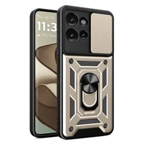 Husa Techsuit CamShield pentru Motorola Edge 50 Fusion, Auriu
