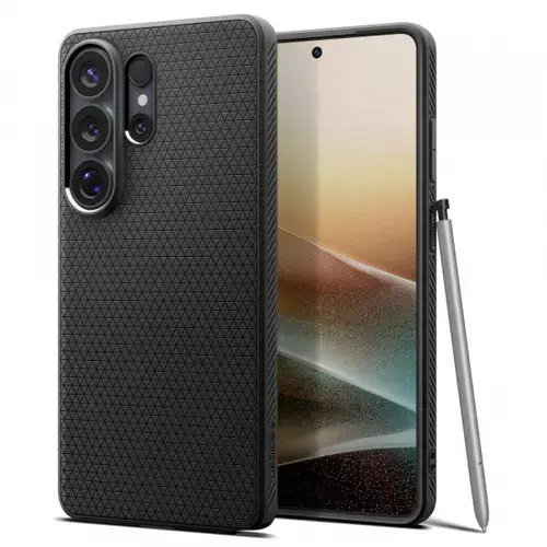 Husa pentru Samsung Galaxy S26 Ultra S948, Spigen, Liquid Air, Neagra Mata