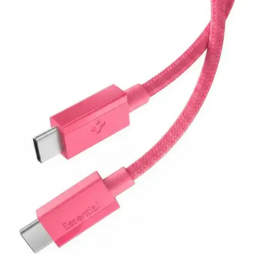 Cablu Date si Incarcare USB-C - USB-C Spigen EB6010CC, 60W, 1m, Roz