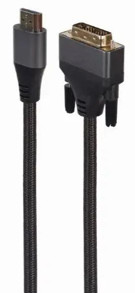 Cablu HDMI-DVI Gembird, 1.8m, CC-HDMI-DVI-4K-6, 4K (Negru)