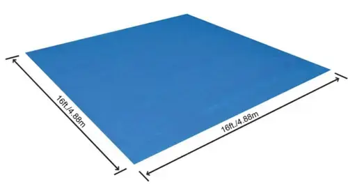 Protectie la sol piscine supraterane  Bestway 58003, 488x488 cm