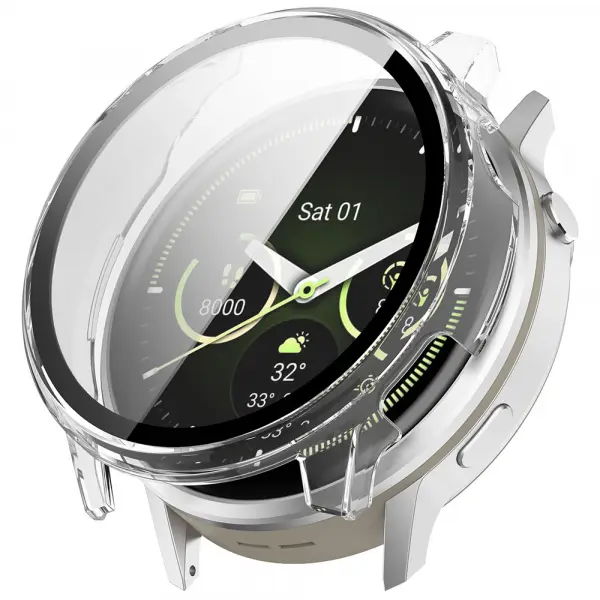 Husa Techsuit Defense360 Pro pentru Garmin Venu 4 45mm, Transparenta