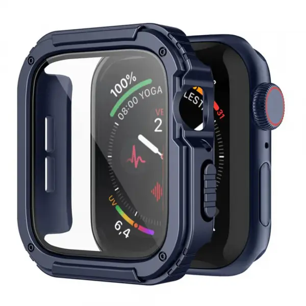Husa Lito Armor 360 pentru Apple Watch 38mm Series, Albastra