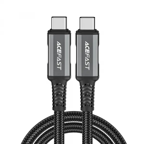 Cablu Date si Incarcare USB-C - USB-C Acefast C1-09, 240W, 1m, Gri