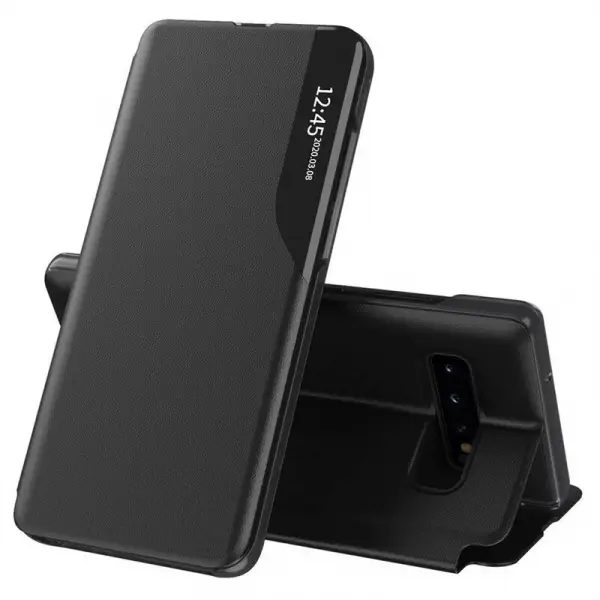 Husa pentru Samsung Galaxy S10+ G975, Techsuit, eFold, Neagra