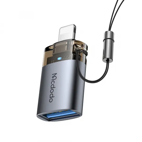 Adaptor OTG Lightning - USB-A McDodo OT-7390, Negru