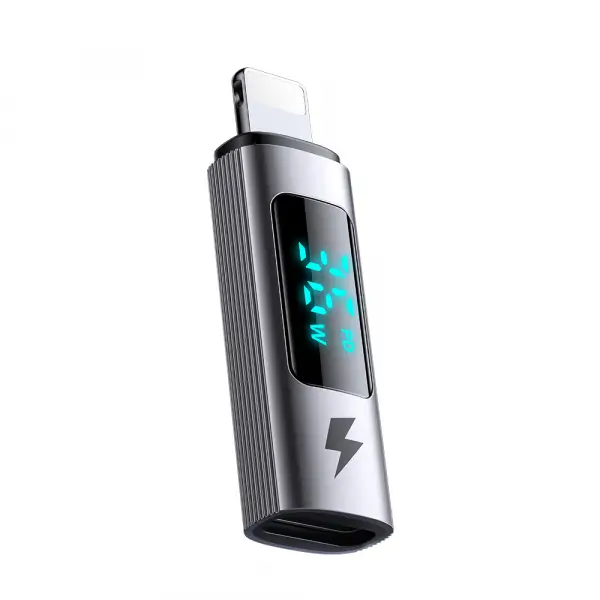 Adaptor Date si Incarcare USB-C - Lightning McDodo OT-6100 Wales Display, Negru