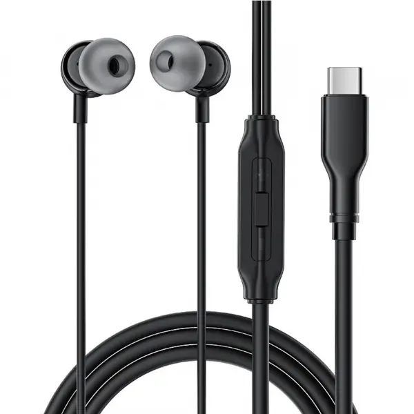 Handsfree USB-C Acefast L8, Negru