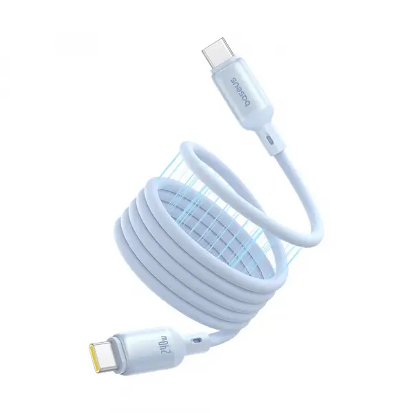 Cablu Date si Incarcare USB-C - USB-C Baseus PicoGo, 240W, 1m, Albastru P10376800311-00