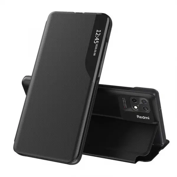 Husa pentru Xiaomi Redmi 10C, Techsuit, eFold, Neagra