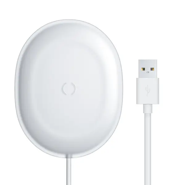 Incarcator Retea Wireless Baseus Jelly, 15W, 1.67A, Alb WXGD-02