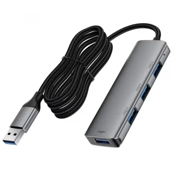 Hub USB Acefast J17, 4in1, Gri