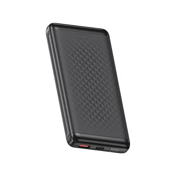 Baterie Externa XO Design PB308, 10000mAh, 22.5W, QC + PD, 1 x USB-A - 1 x USB-C, Neagra