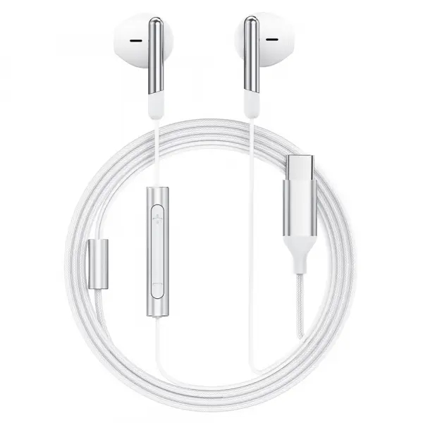 Handsfree USB-C Acefast L3, Alb