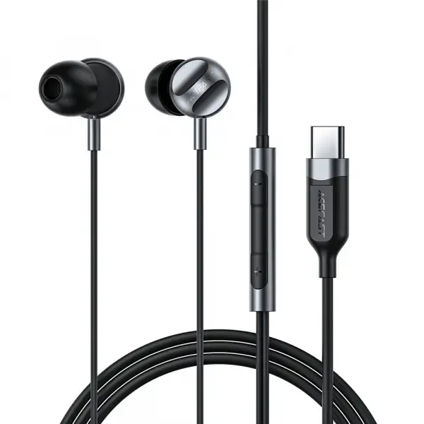 Handsfree USB-C Acefast L6, Negru