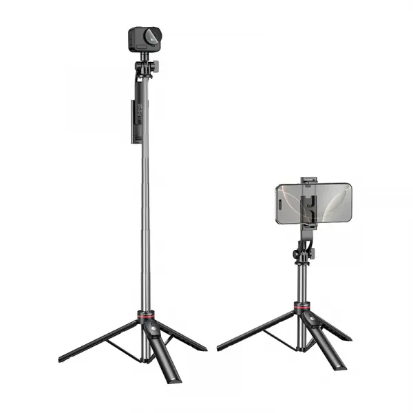 Selfie Stick Bluetooth Borofone BY15 Throne, 4.5inch - 7inch, Negru