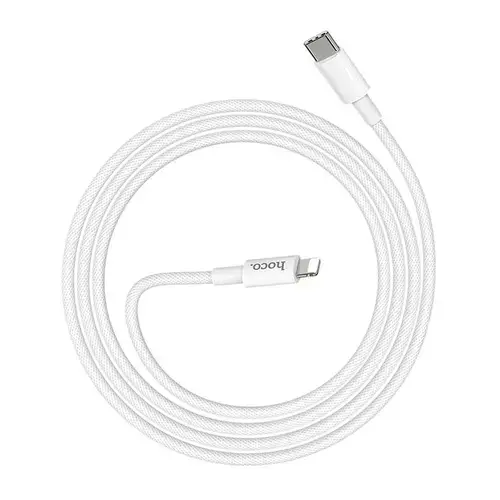 Cablu de date HOCO X56, USB Type-C - Lightning, 1 m, PD, 20W, Alb