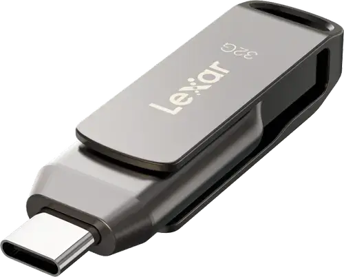 Memorie USB Lexar JumpDrive Dual Drive D400, 32GB, USB Type-C/USB-A