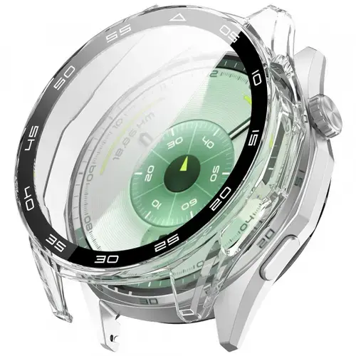 Husa Techsuit Defense360 Pro Bezel pentru Huawei Watch GT 6 46mm (Transparent)