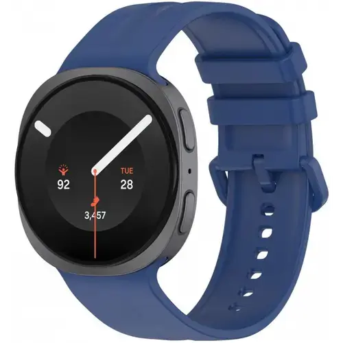 Curea Tech-Protect Silicone Evo pentru Samsung Galaxy Watch9 / Watch8 / Watch8 Classic Series, Bleumarin